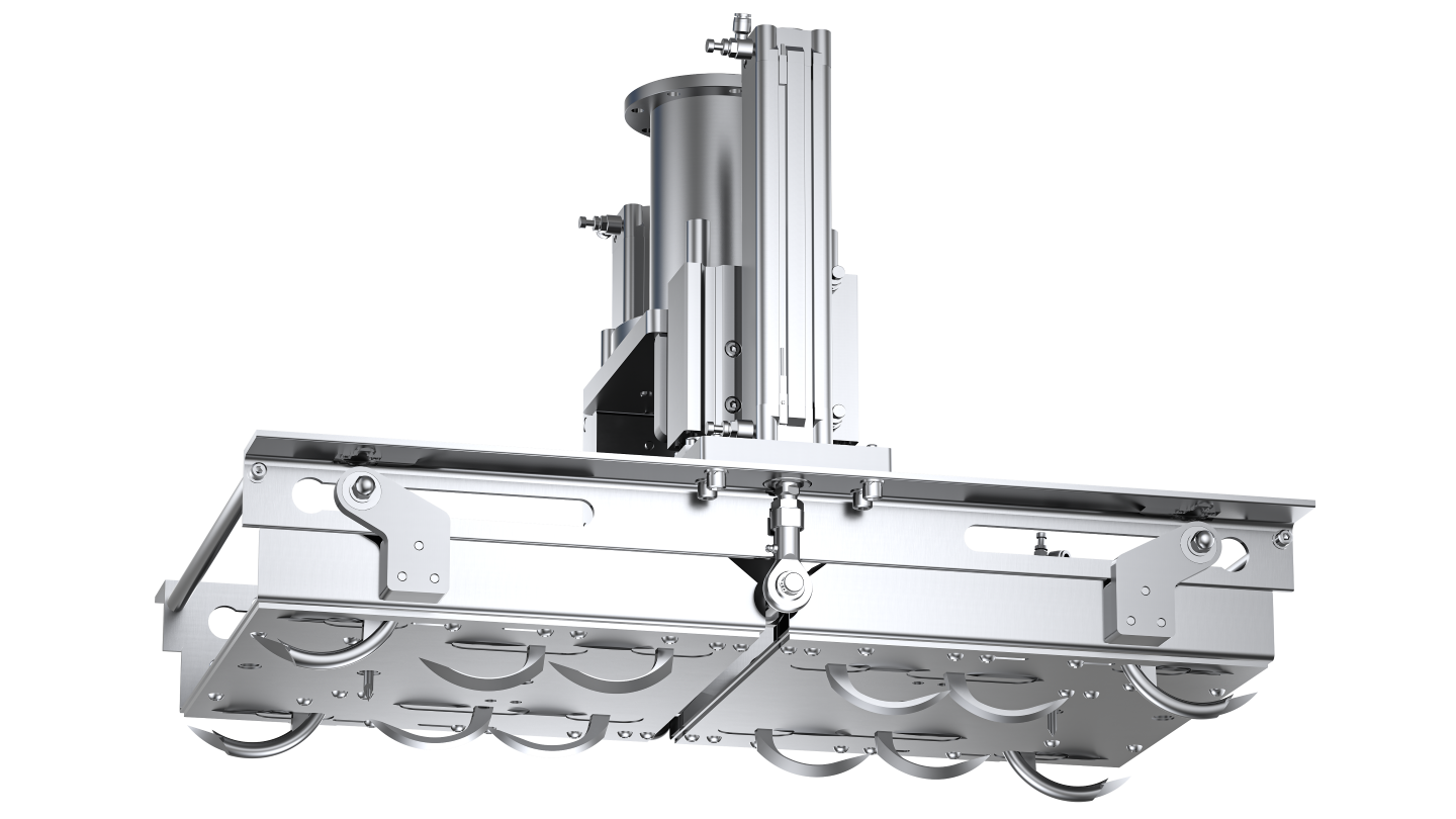 macchina per lo scarico dei sacchi